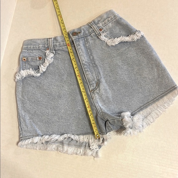 Vintage STEEL Jean Shorts- Size 9 - Picture 8 of 11